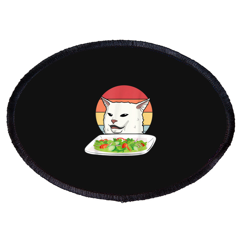 Custom Bingus Cat Meme Bingus Cat Meme Bingus Cat Meme Oval Patch By Cm-arts - Artistshot