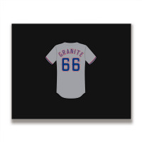 Zack Granite Jersey 1 Metal Print Horizontal | Artistshot