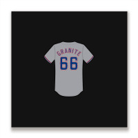 Zack Granite Jersey 1 Metal Print Square | Artistshot