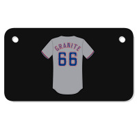 Zack Granite Jersey 1 Motorcycle License Plate | Artistshot