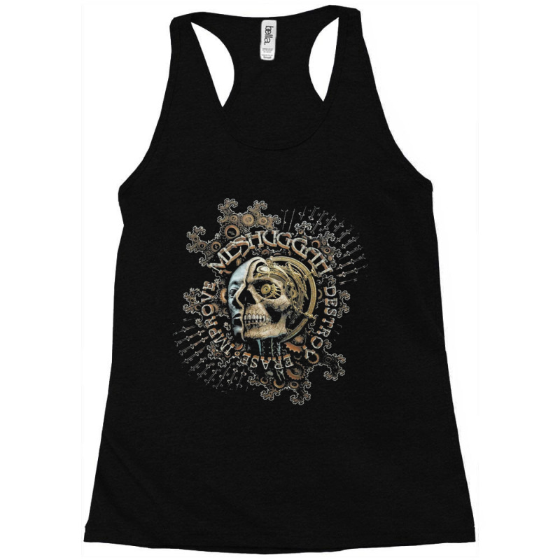 Spiral Skull Meshuggah Invasion Racerback Tank by cm-arts | Artistshot