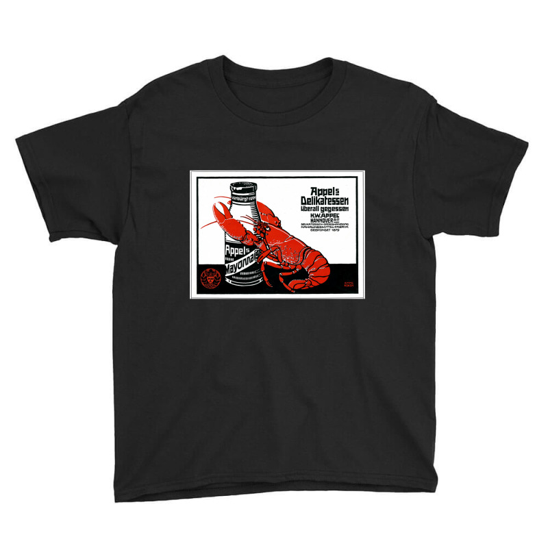 Seafood 1879 German Lobster Crawfish Crustacean Retro Long Sleeve T Sh Youth Tee | Artistshot