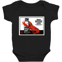 Seafood 1879 German Lobster Crawfish Crustacean Retro Long Sleeve T Sh Baby Bodysuit | Artistshot