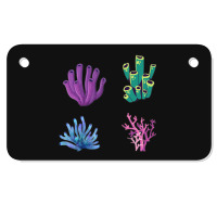 Crustaceancore Coral  Pack Motorcycle License Plate | Artistshot