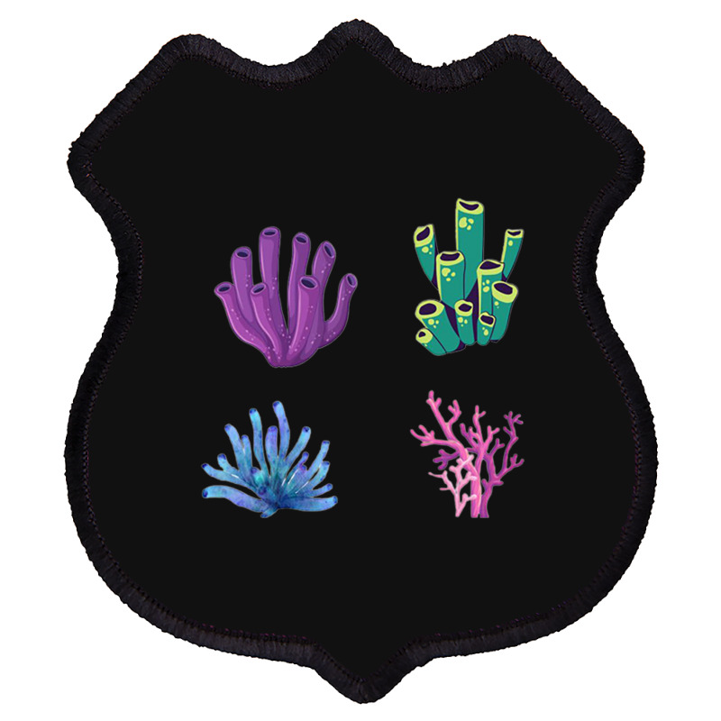 Crustaceancore Coral  Pack Shield Patch | Artistshot