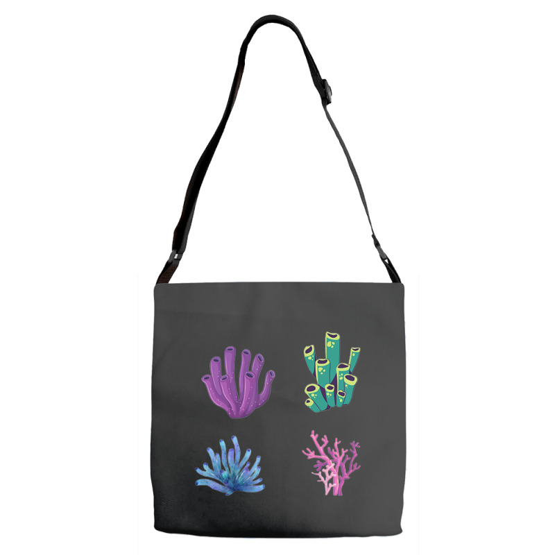 Crustaceancore Coral  Pack Adjustable Strap Totes | Artistshot