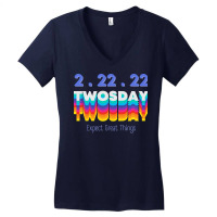 Once In A Lifetime T  Shirt Twosday T  Shirt Women's V-neck T-shirt | Artistshot