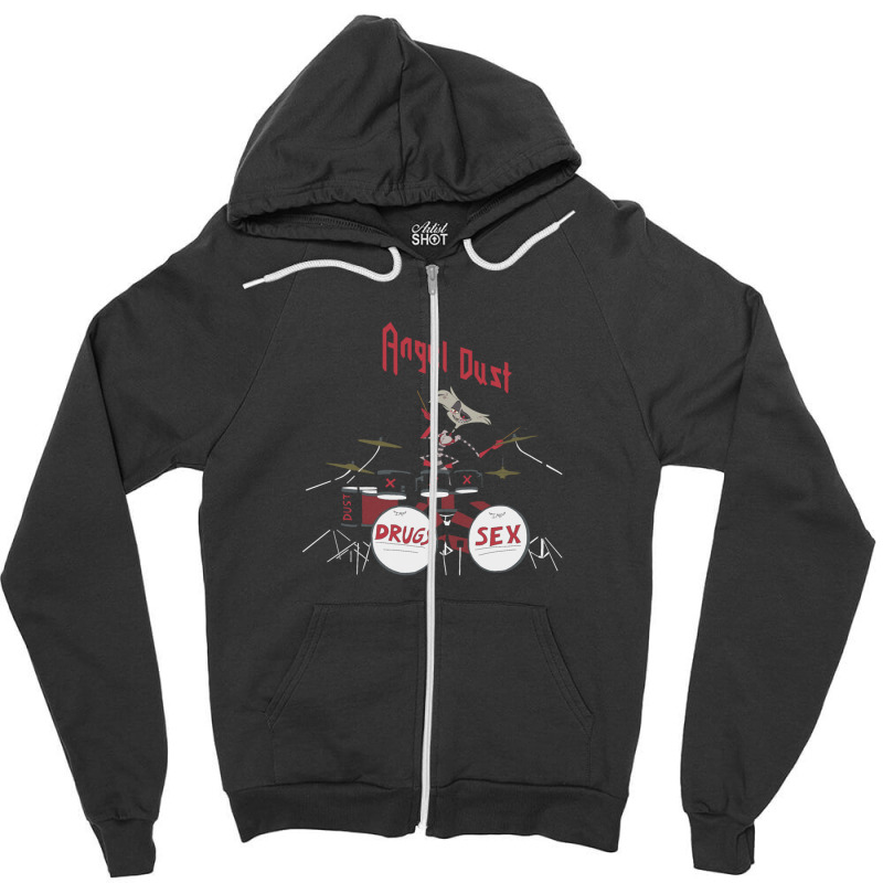 Angel Dust 9 Zipper Hoodie by RobertStone | Artistshot