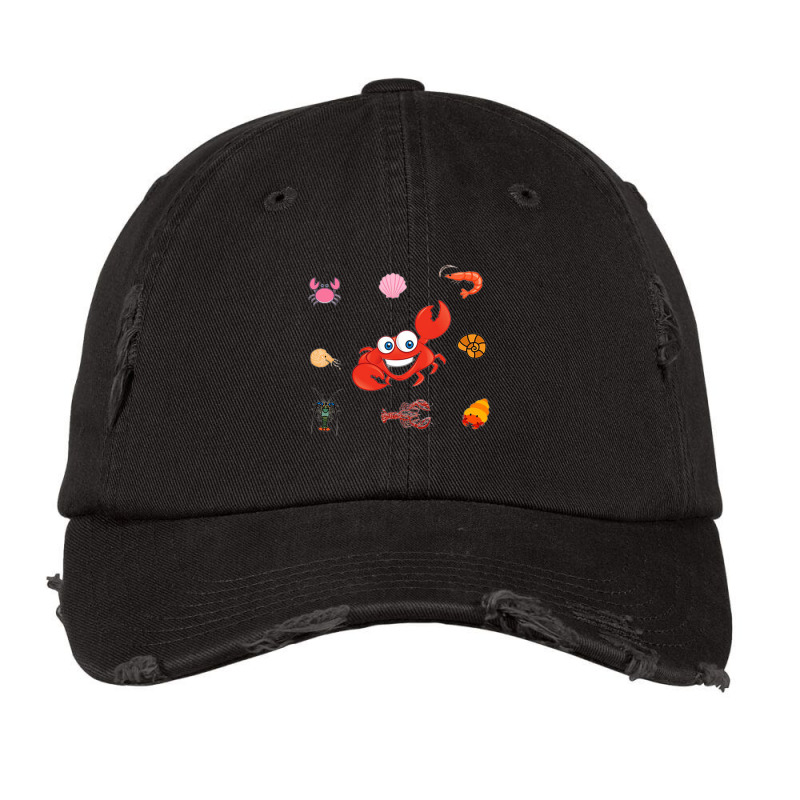 Crustaceancore Funny Vintage Cap | Artistshot