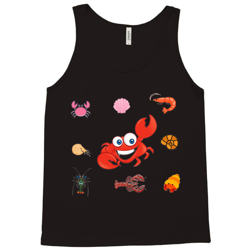 Crustaceancore Funny Tank Top | Artistshot