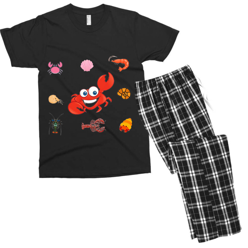 Crustaceancore Funny Men's T-shirt Pajama Set | Artistshot