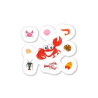 Crustaceancore Funny Sticker | Artistshot