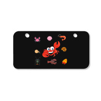 Crustaceancore Funny Bicycle License Plate | Artistshot