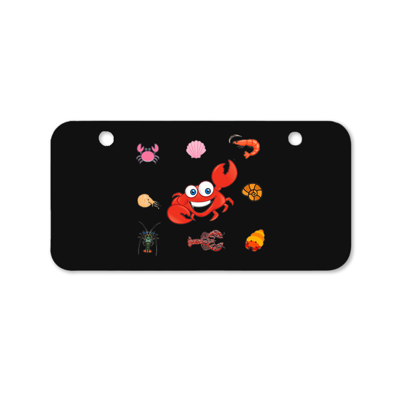 Crustaceancore Funny Bicycle License Plate | Artistshot