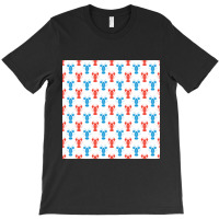 Crustaceancore Lobster Pattern T-shirt | Artistshot