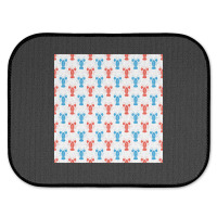 Crustaceancore Lobster Pattern Rear Car Mat | Artistshot