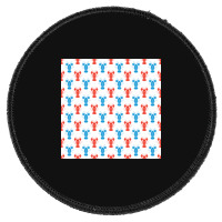 Crustaceancore Lobster Pattern Round Patch | Artistshot