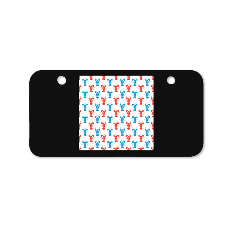 Crustaceancore Lobster Pattern Bicycle License Plate | Artistshot