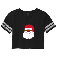 Dark Skin Santa Claus 1 Scorecard Crop Tee | Artistshot