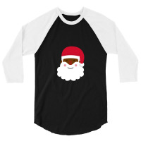 Dark Skin Santa Claus 1 3/4 Sleeve Shirt | Artistshot