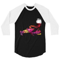 Crustaceancore Lobster With  Glass 3/4 Sleeve Shirt | Artistshot