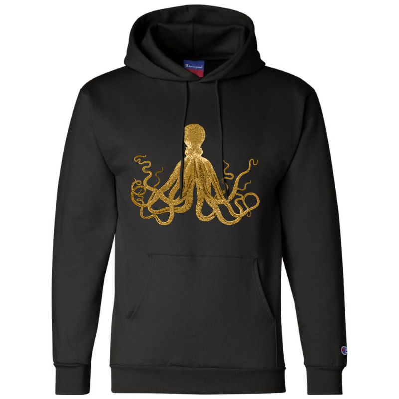 Golden  Crustaceancore Champion Hoodie | Artistshot