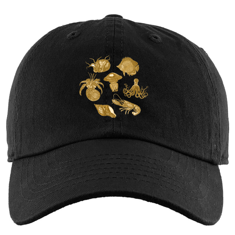 Golden Crustaceancore Kids Cap | Artistshot