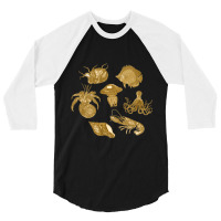 Golden Crustaceancore 3/4 Sleeve Shirt | Artistshot