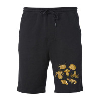 Golden Crustaceancore Fleece Short | Artistshot