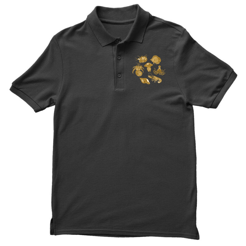 Golden Crustaceancore Men's Polo Shirt | Artistshot