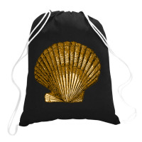 Golden Crustaceancore Drawstring Bags | Artistshot