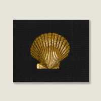 Golden Crustaceancore Landscape Canvas Print | Artistshot