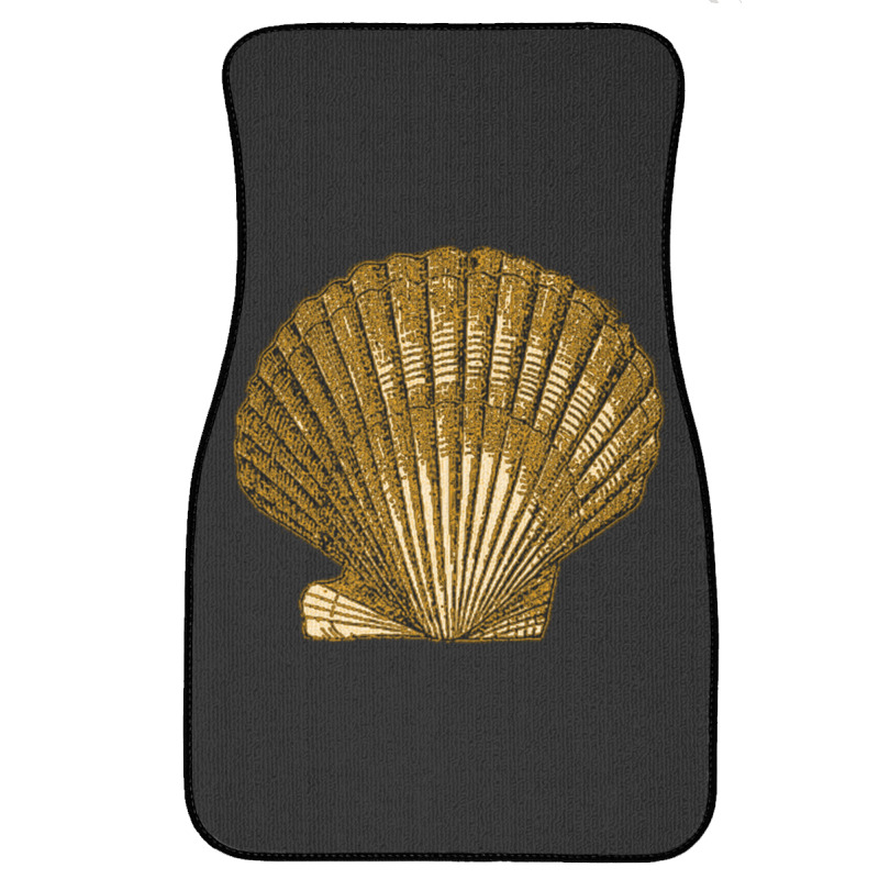 Golden Crustaceancore Front Car Mat | Artistshot