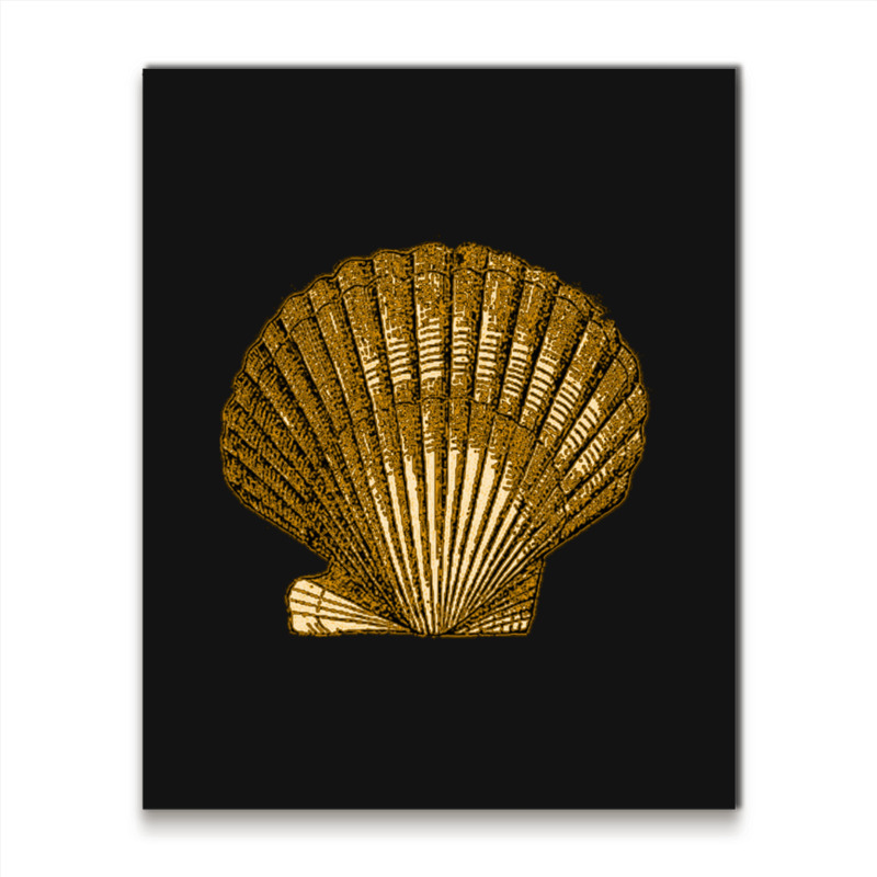 Golden Crustaceancore Metal Print Vertical | Artistshot