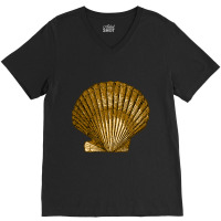 Golden Crustaceancore V-neck Tee | Artistshot