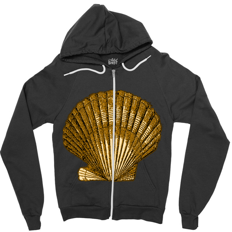 Golden Crustaceancore Zipper Hoodie | Artistshot