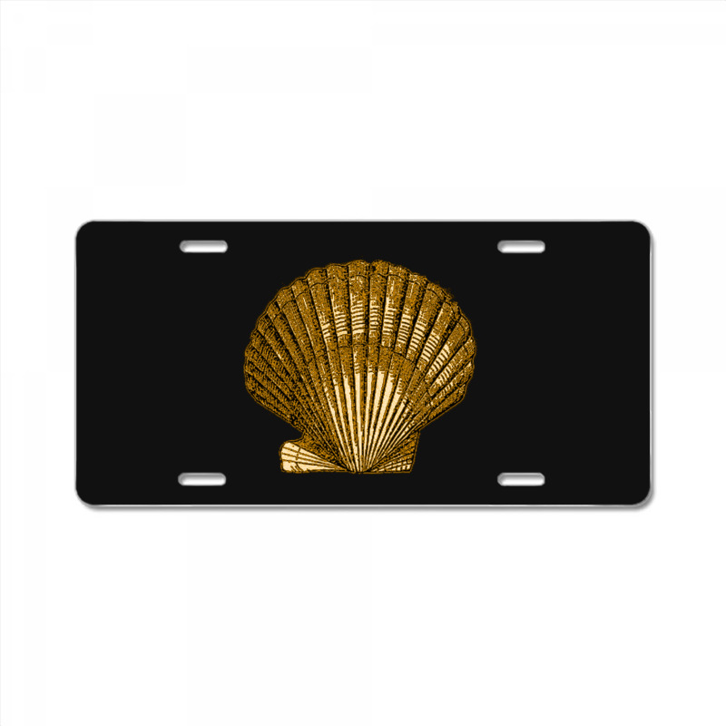 Golden Crustaceancore License Plate | Artistshot