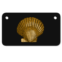 Golden Crustaceancore Motorcycle License Plate | Artistshot