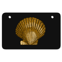 Golden Crustaceancore Atv License Plate | Artistshot