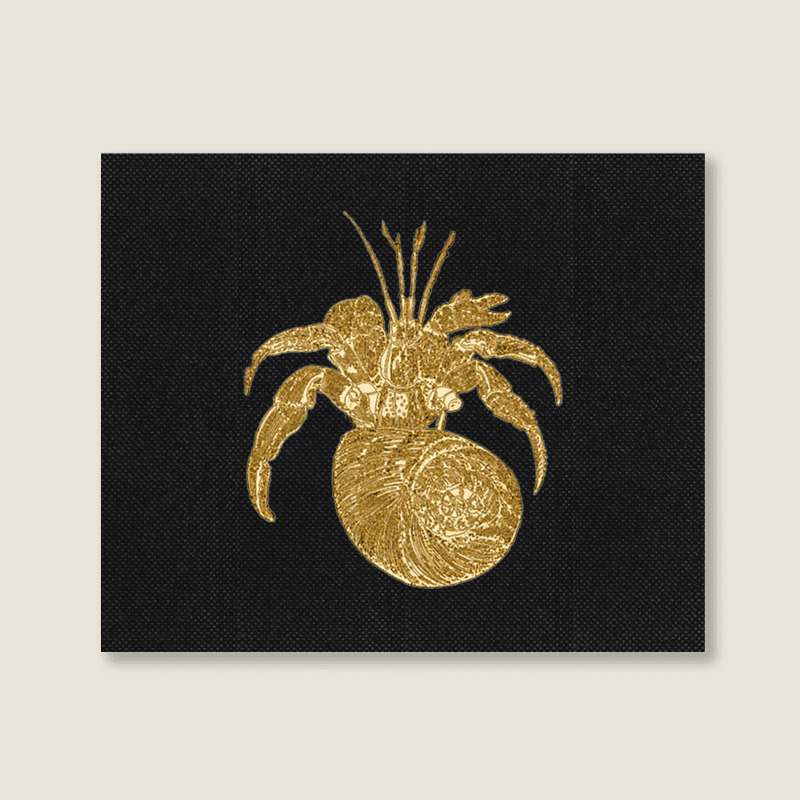 Golden Crustaceancore 4 Landscape Canvas Print | Artistshot