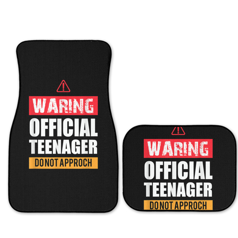 Official Teenager 13th Birthday 13 Year Old T Shirt Full Set Car Mats ...