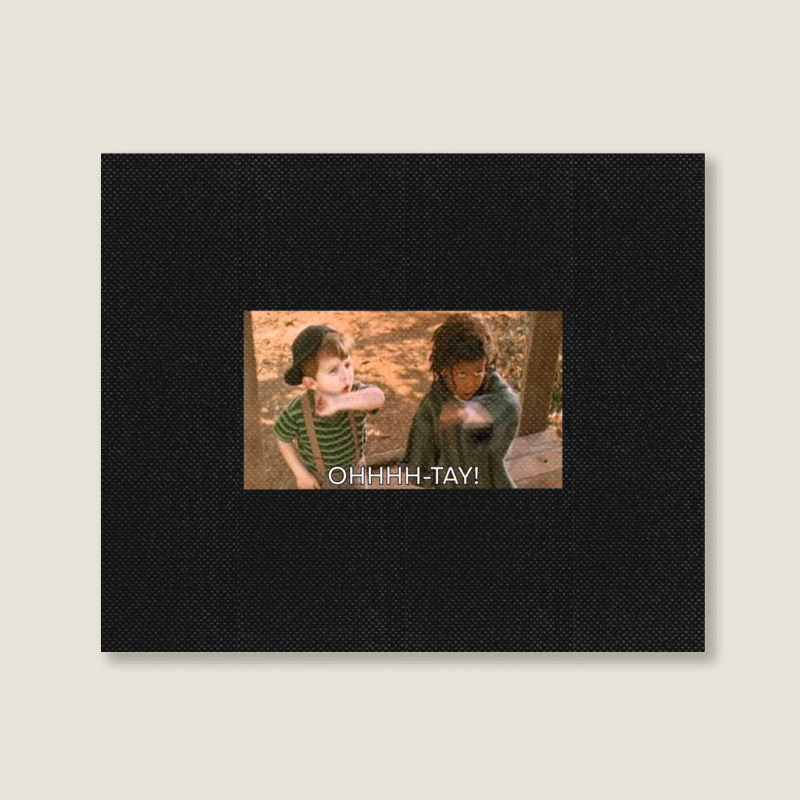 Little Rascals Otay! Cute Landscape Canvas Print | Artistshot