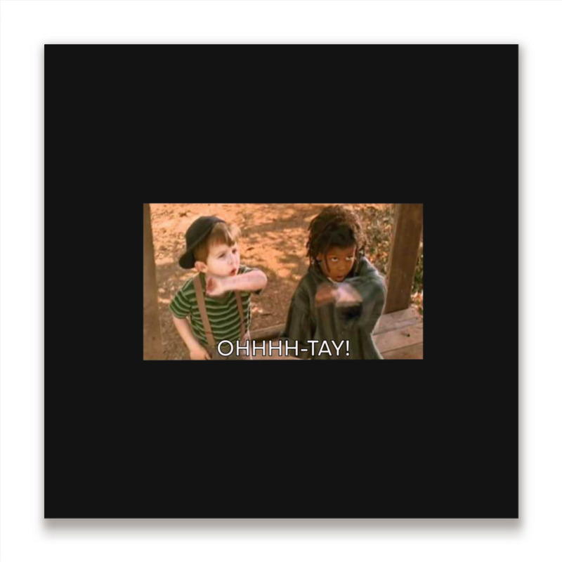 Little Rascals Otay! Cute Metal Print Square | Artistshot