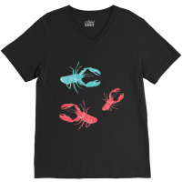 Lobsters Crustacean Core V-neck Tee | Artistshot