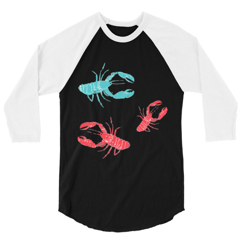 Lobsters Crustacean Core 3/4 Sleeve Shirt | Artistshot