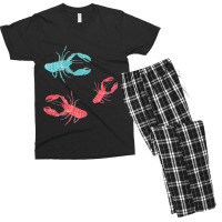 Lobsters Crustacean Core Men's T-shirt Pajama Set | Artistshot