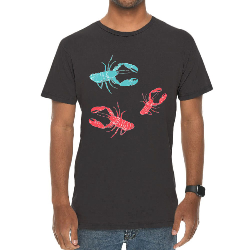 Lobsters Crustacean Core Vintage T-shirt | Artistshot