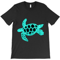 Neon Sea Turtle T-shirt | Artistshot