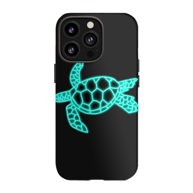 Neon Sea Turtle Iphone 13 Pro Case | Artistshot