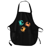 Pretend Im A Crab In The Ocean Medium-length Apron | Artistshot